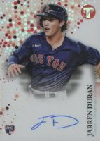 2022 Topps Pristine Pristine Autographs #PA-JDU Jarren Duran Baseball Card