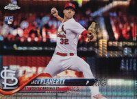 2018 Topps Chrome #4 Jack Flaherty Prism Refractor Baseball Card