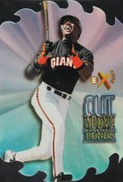 1997 Skybox E-X2000 Cut Above #9 Barry Bonds Baseball Card