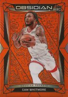 2023 Panini Obsidian #33 Cam Whitmore Electric Etch Orange Flood Basketball Card