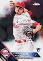 2016 Topps Chrome #114 Aaron Nola Baseball Card