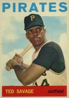1964 Topps #62 Ted Savage Baseball Card