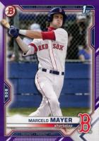 2021 Bowman Draft #BD174 Marcelo Mayer Purple Baseball Card