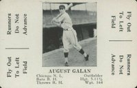 1936 S & S Game # Augie Galan Baseball Card