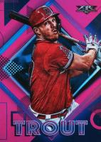2020 Topps Fire #197 Mike Trout Magenta Baseball Card