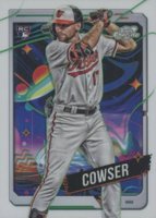2024 Topps Chrome Cosmic #17 Colton Cowser White Hole Refractor Baseball Card