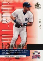 2004 SP Authentic #172 Derek Jeter All-Star Moments-Gold Baseball Card