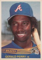 1984 Donruss #263 Gerald Perry Baseball Card