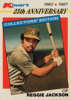 1987 K-Mart #16 Reggie Jackson Baseball Card