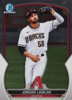 2023 Bowman Chrome Prospects #BCP92 Jordan Lawlar Baseball Card