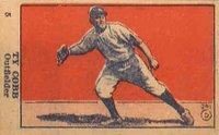 1921 Strip Card #5 Ty Cobb Baseball Card