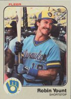 1983 Fleer #51 Robin Yount Baseball Card