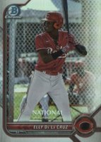 2022 Bowman Chrome NSCC Wrapper Redemption #ED Elly de La Cruz Baseball Card
