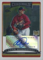 2006 Topps Chrome #334 Adam Wainwright Autograph Baseball Card