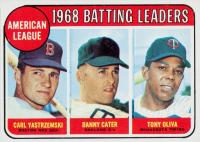 1969 Topps #1 A.L. Batting Leaders Baseball Card