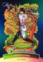 2024 Panini Three and Two Downtown #11 Chipper Jones Baseball Card