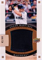2005 Upper Deck Sweet Spot Classic Patch #CP-MA Edgar Martinez Baseball Card