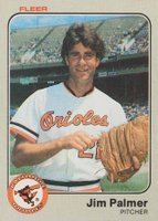 1983 Fleer #69 Jim Palmer Baseball Card