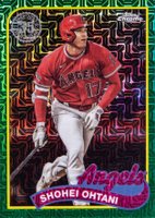 2024 Topps Silver Pack 1989 Chrome Promo #T89C73 Shohei Ohtani Green Baseball Card