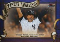 2024 Topps Finest Finest Timelines #FT10 Derek Jeter Purple Refractor Baseball Card