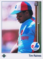 1989 Upper Deck #402 Tim Raines Baseball Card