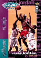 1995 Collector's Choice Crash the Game Scoring Scoring #C1 Michael Jordan Magic-Silver Basketball Card