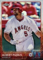 2015 Topps Chrome #113 Albert Pujols Refractor Baseball Card
