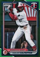 2024 Bowman Draft #BD98 Kaelen Culpepper Green Baseball Card