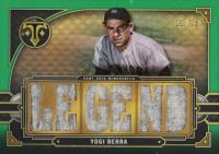 2022 Topps Triple Threads Relics Legends #RLYB Yogi Berra Emerald Baseball Card
