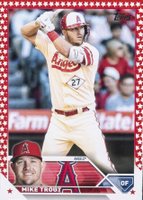 2023 Topps #27 Mike Trout Independence Day Baseball Card