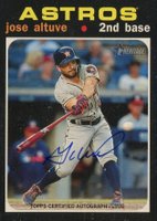 2020 Topps Heritage Real One Autograph #JA Jose Altuve Baseball Card