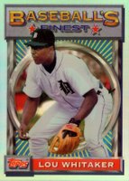 1993 Finest #2 Lou Whitaker Refractor Baseball Card