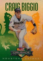 1998 Donruss Crusade #78 Craig Biggio Green Baseball Card
