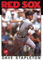 1986 Topps #151 Dave Stapleton Baseball Card