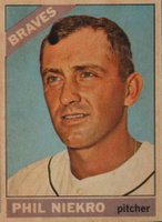 1966 Venezuela Topps #28 Phil Niekro Baseball Card