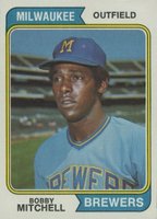 1974 Topps #497 Bobby Mitchell Baseball Card