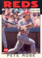 1986 O-Pee-Chee #1 Pete Rose Baseball Card