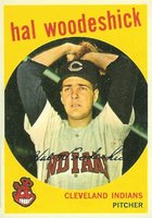 1959 Topps #106 Hal Woodeshick Baseball Card