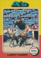 1975 Topps Mini #626 Larry Haney Baseball Card