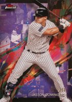 2024 Topps Finest #83 Jasson Dominguez Purple Refractor Baseball Card