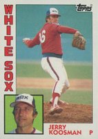 1984 Topps #311 Jerry Koosman Baseball Card
