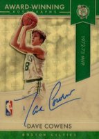 2021 Panini NBA Hoops Award-Winning Autographs #DCW Dave Cowens Gold Vinyl 1/1 Basketball Card