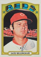 1972 Topps #542 Jack Billingham Baseball Card
