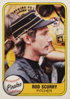 1981 Fleer #380 Rod Scurry Baseball Card