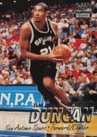 1997 Fleer #201 Tim Duncan Crystal Basketball Card