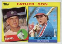 1985 Topps #136 Father-Son Baseball Card