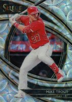 2020 Panini Select #126 Mike Trout Scope Prizm Baseball Card