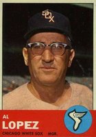 1963 Topps #458 Al Lopez Baseball Card