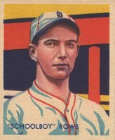 1934 Diamond Stars  #98 Schoolboy Rowe Baseball Card