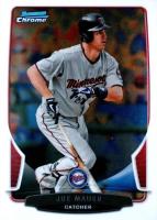 2013 Bowman Chrome #138 Joe Mauer Baseball Card